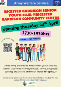 Youth Club information poster